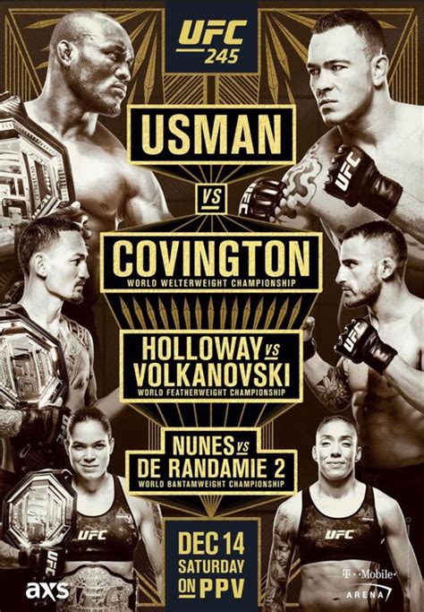 ufc 245 date|UFC 245 Fight By Fight .